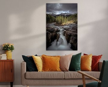 Jasper Canada waterfall by Remco van Adrichem