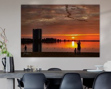 Zonsondergang Bergen Op Zoom von Herwin Heyman