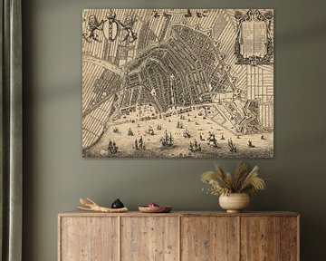 Amsterdam, historical map