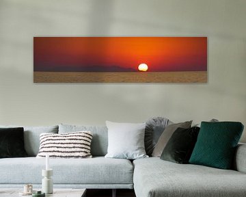 ondergaande zon van Karin Keesmaat Kijk-Kunst