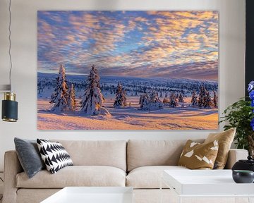 Winter Landscape in Norway by Adelheid Smitt