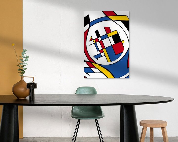 Beispiel: Piet Mondrian Art  II abstrakt von Marion Tenbergen