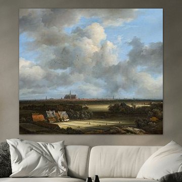 View of Haarlem with Bleaching Grounds, Jacob van Ruisdael