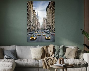 NEW YORK CITY 5th Avenue Street Scene by Melanie Viola