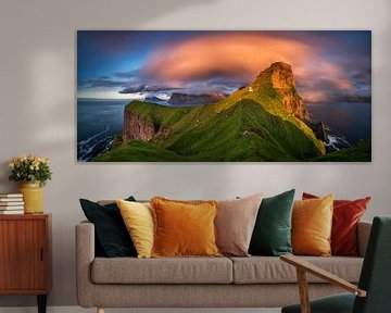 Kallur Lighthouse Panorama van Wojciech Kruczynski