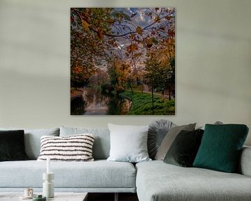 Maliesingel in herfstkleuren. van Robin Pics (verliefd op Utrecht)