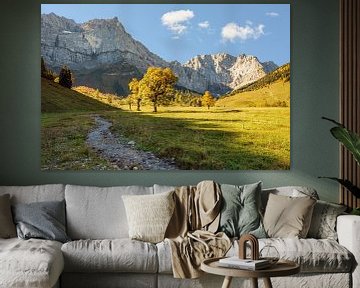 Alpenidylle in Oostenrijk van Michael Valjak