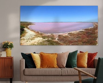 Pink Lake Australien van Martina Dormann