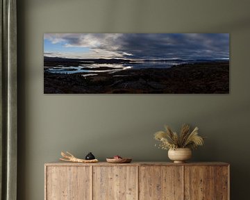 IJsland - Þingvellir - panorama van Irene Hoekstra