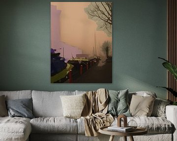 2015 art 1 Leeuwarden Willemskade Mist sur jan kamps