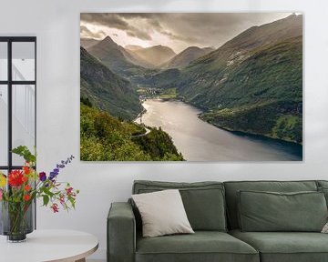 Geirangerfjord bei Sonnenaufgang von Menno Schaefer