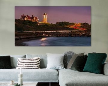 Nobska Light Vuurtoren, Cape Cod, Massachusetts van Henk Meijer Photography