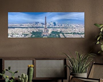 Vue de la plate-forme panoramique de la Tour Montparnasse sur Melanie Viola