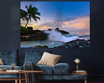 Sunrise Secret Beach, Maui, Hawaii von Henk Meijer Photography