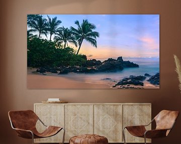 Sunrise Secret Beach, Maui, Hawaii von Henk Meijer Photography