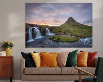 Kirkjufellsfoss Iceland by Menno Schaefer