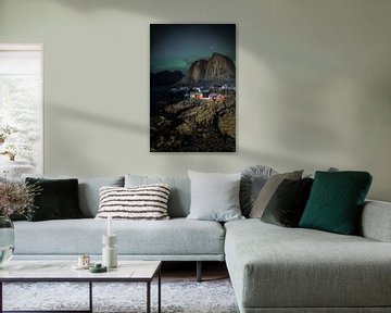 Nordlichter Lofoten, Norwegen von William Linders