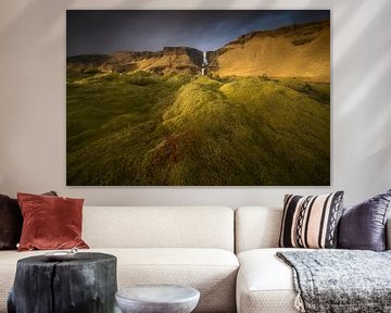 Het mosveld, IJsland von Sven Broeckx