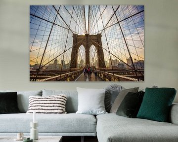 The Brooklyn Bridge van Michel van Rossum