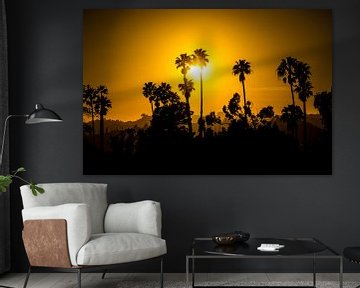 Beverly Hills Palmbomen van Michel van Rossum