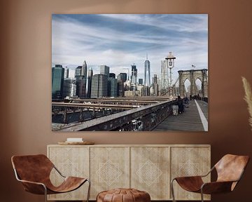 New York Skyline van Lara Giesing