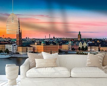 Stockholm Panorama van Adelheid Smitt