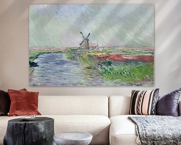 Tulpenfelder in Holland, Claude Monet