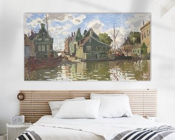 Kanaal bij Zaandam, Claude Monet