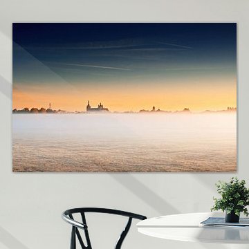 Lever du soleil sur Den Bosch sur Ruud Peters