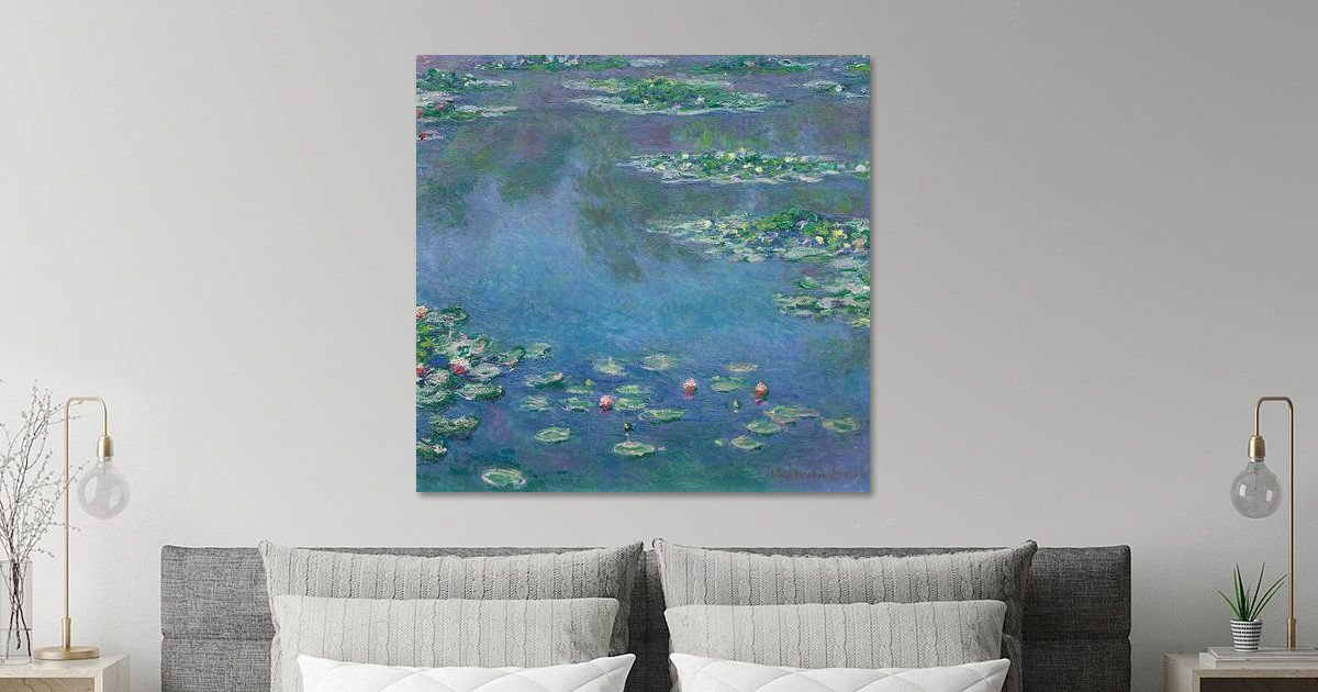 film Verwant Bijdrage Waterlelies, Claude Monet op canvas, behang, poster en meer