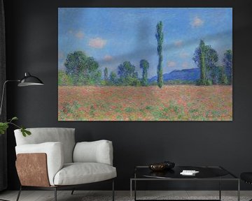 Klaprozen veld, Claude Monet