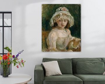 Jong meisje met hoed, Berthe Morisot