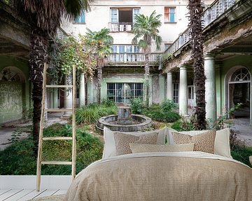 Abandoned Garden with Palm Trees. by Roman Robroek - Photos of Abandoned Buildings