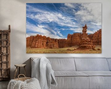 Painted Desert in de Navajo Nation in het noorden van Arizona van Henk Meijer Photography