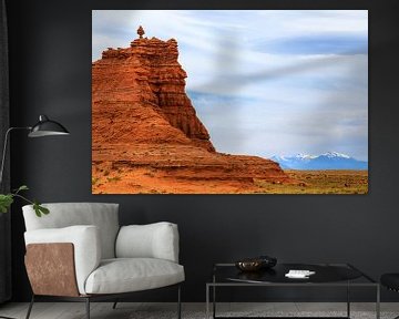 Painted Desert und die San Francisco Peaks, Arizona von Henk Meijer Photography