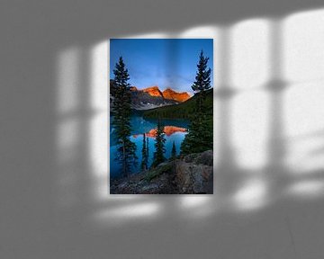 Sunrise Moraine Lake, Kanada von Henk Meijer Photography