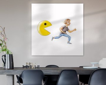 Pacman is gonna get you! by Gert de Goede