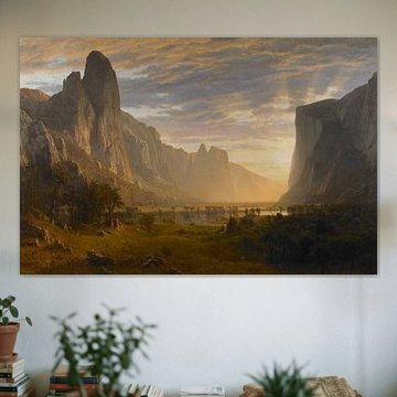 Looking Down Yosemite Valley, Albert Bierstadt