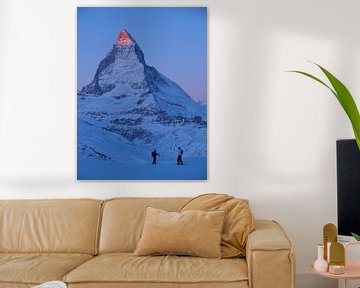 Matterhorn in winter by Menno Boermans