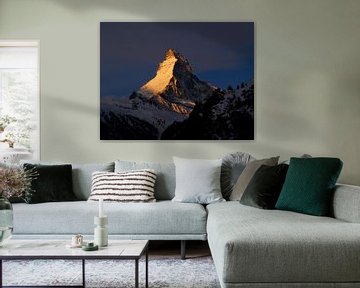 Goldenes Matterhorn von Menno Boermans