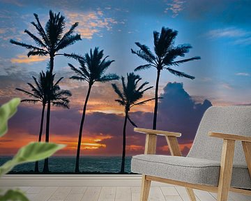 Sunrise Kapaa Beach Park, Kauai, Hawaii by Henk Meijer Photography