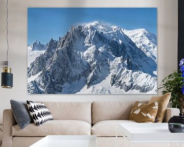 Mont Blanc, der höchste Berg der Alpen