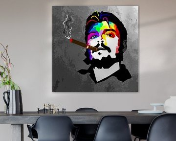 Che Guevara cigare van Damien Vincent