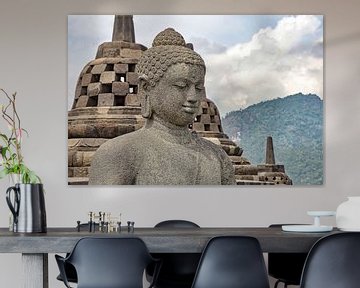 Borobudur : Bouddha sur Eduard Lamping