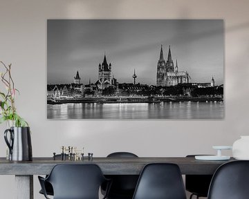 Wunderschönes Köln schwarz-weiß