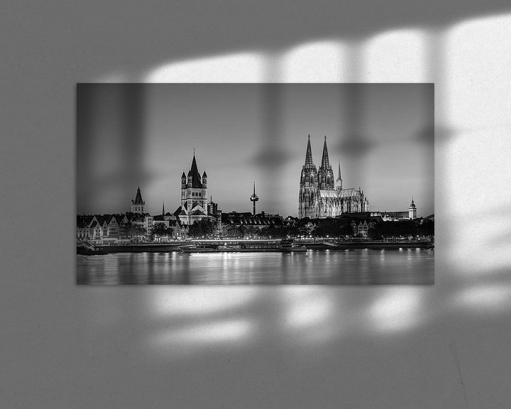 Beispiel: Wunderschönes Köln schwarz-weiß von Michael Valjak