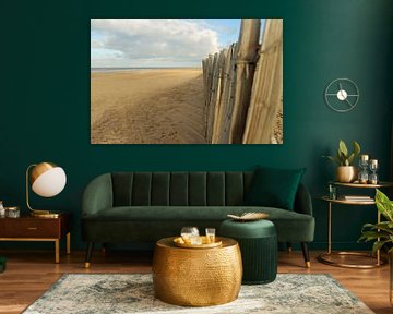 Het strand in Katwijk