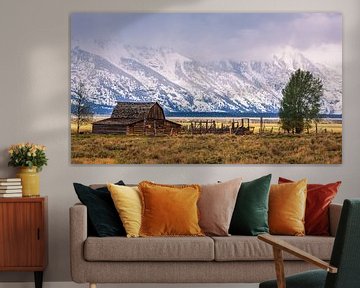 Mormon Row Barn, Grand Teton N.P, Wyoming van Henk Meijer Photography