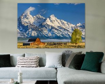 Mormon Row Barn, Grand Teton N.P, Wyoming. van Henk Meijer Photography