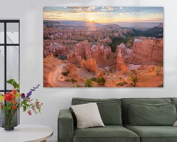 Sunrise in Bryce Canyon by Edwin Mooijaart